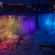 Illustration for article titled A frozen Niagara Falls light show looks like a magical wonderland